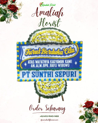 Papan Bunga Duka di Kalipuro