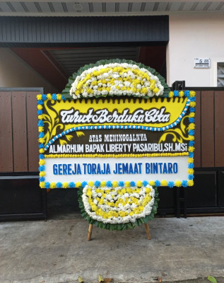Papan Bunga Duka di Kalipuro